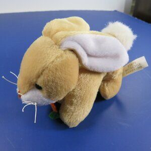 Tan Mini Bunny Rabbit Ganz 1998 "Munchie" Plush Rabbit Easter Basket Toy